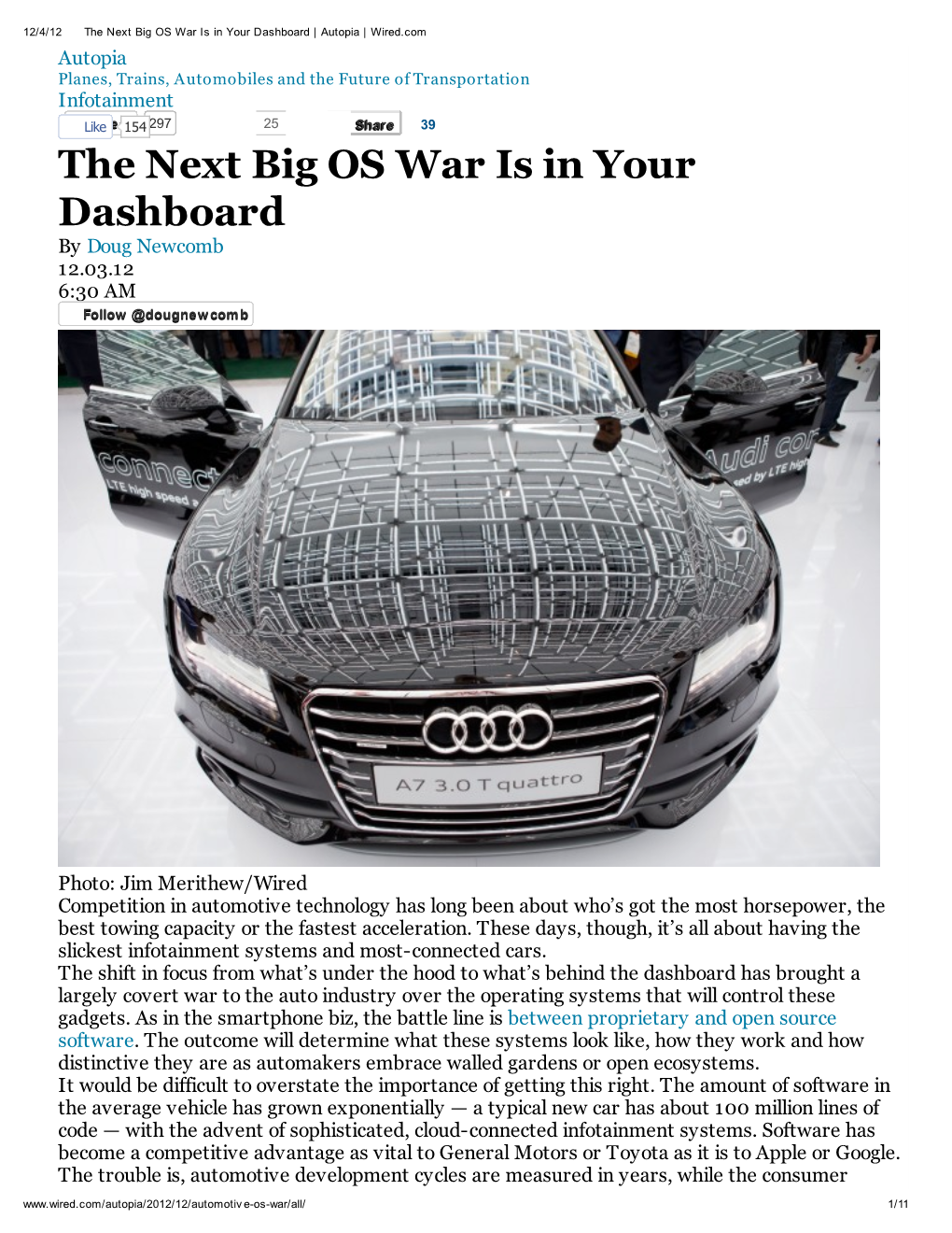 The Next Big OS War Is in Your Dashboard