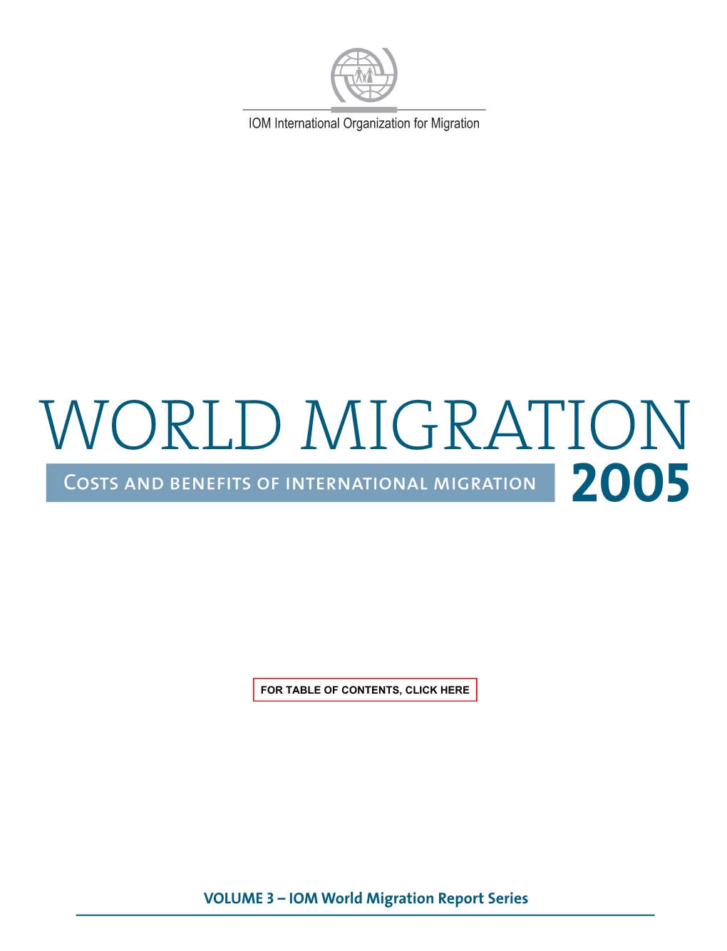 World Migration Report 2005