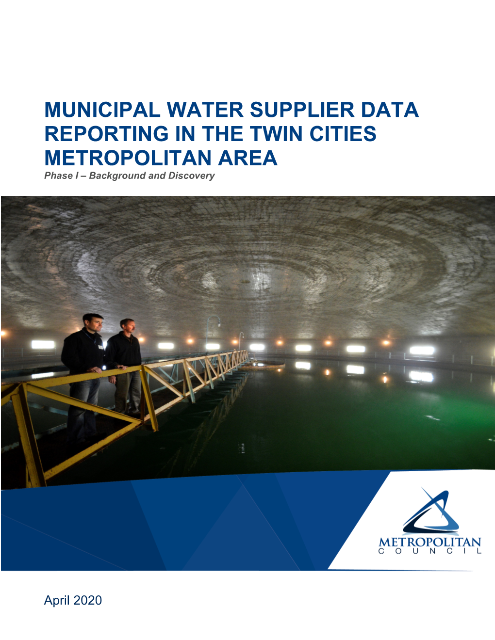 Report: Municipal Water Supplier Data Reporting in the Twin Cities