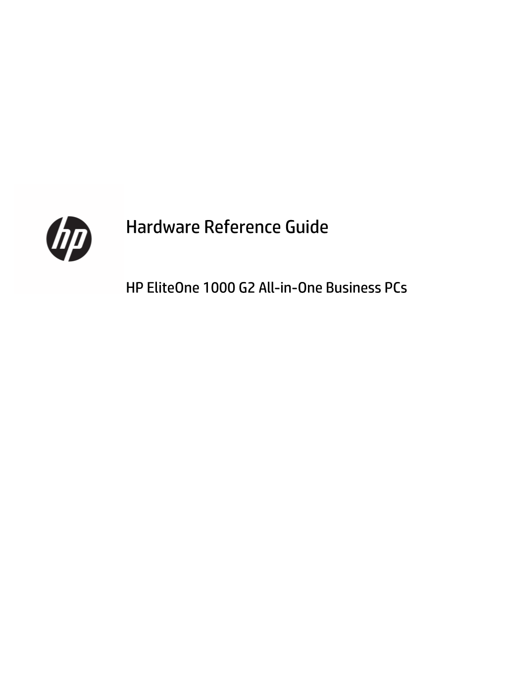 Hardware Reference Guide