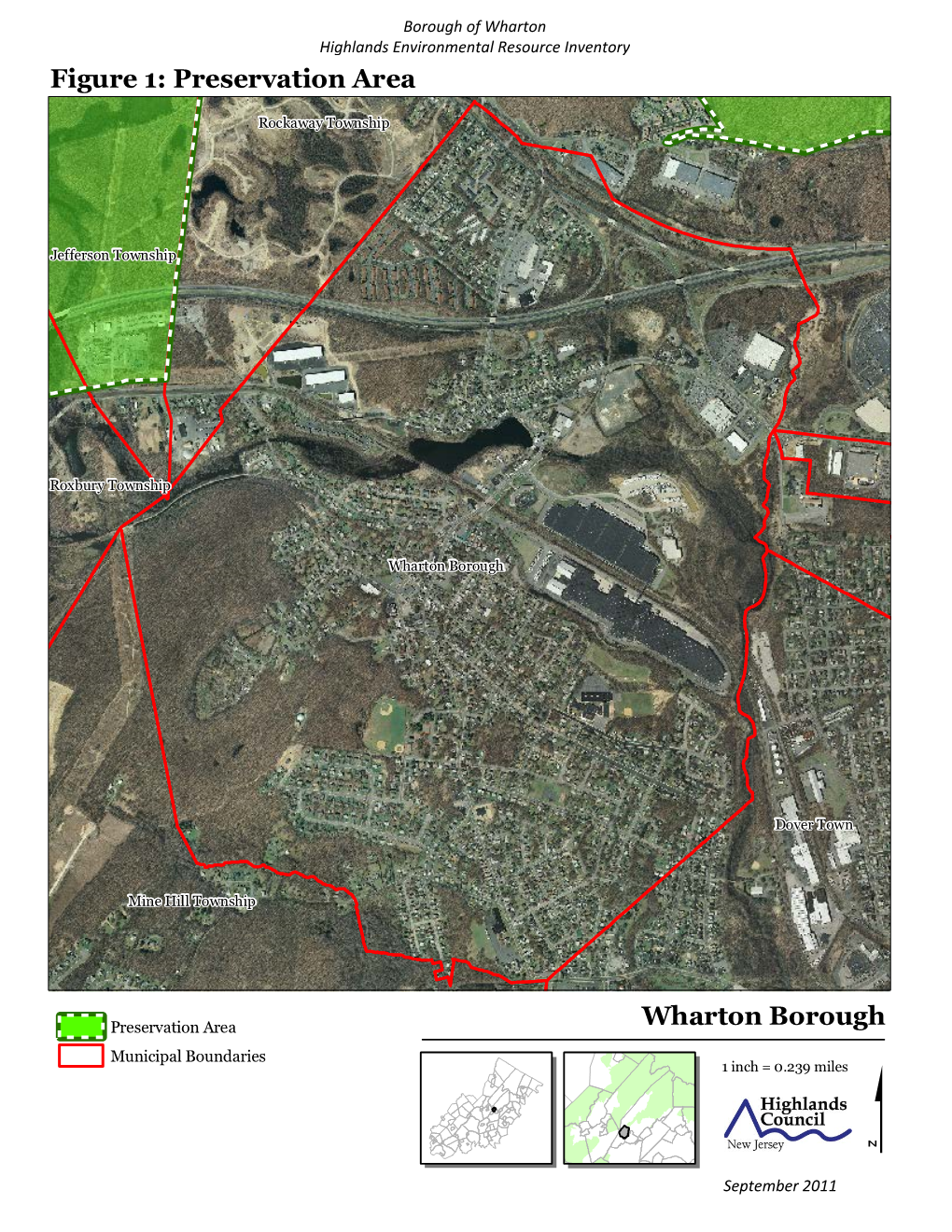 Wharton Borough Figure 1: Preservation Area