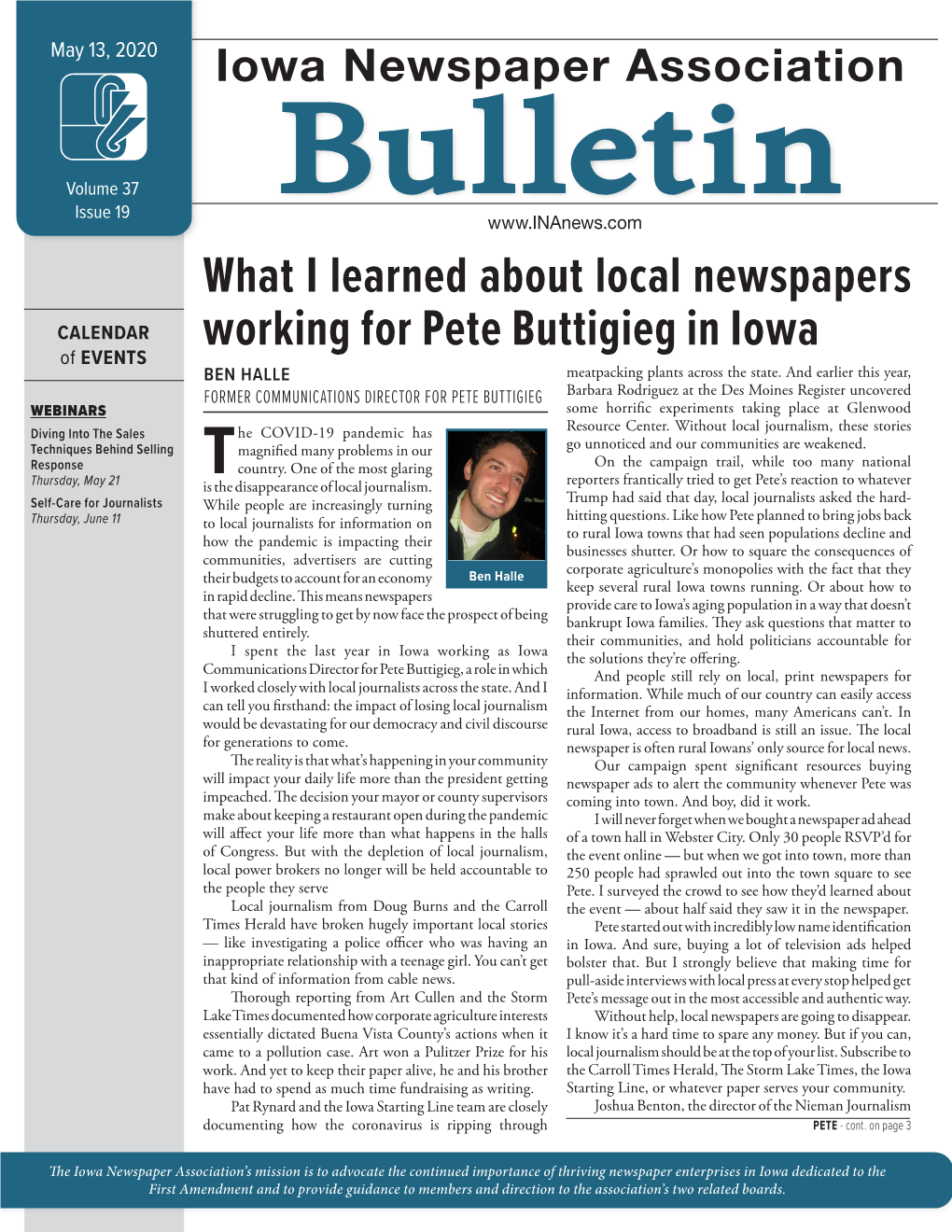 What I Learned About Local Newspapers Working for Pete