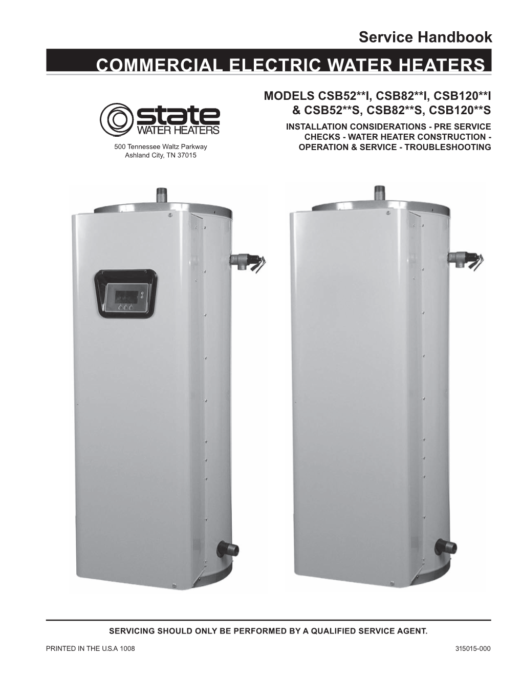 Commercial Electric Water Heaters