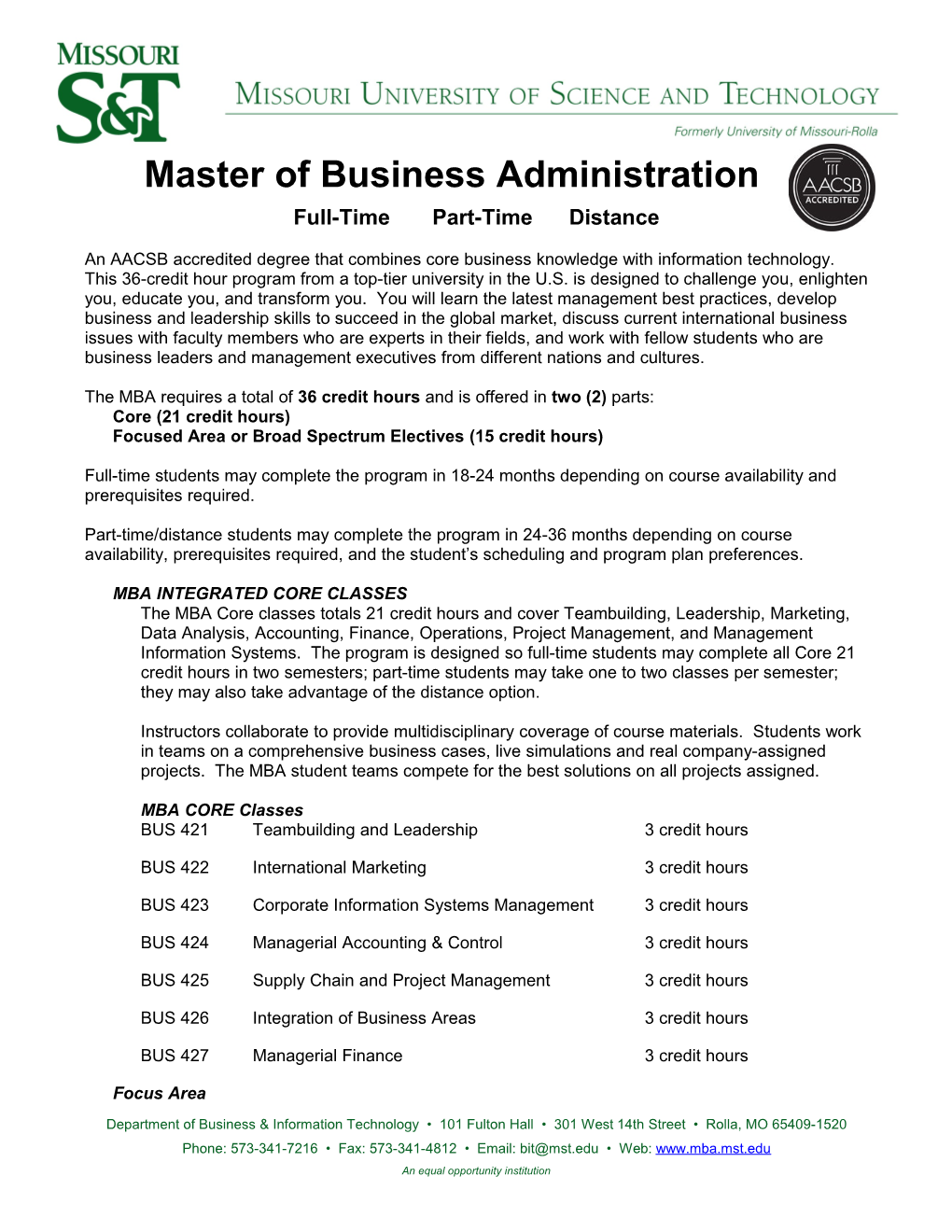 MS in Information Science and Technology