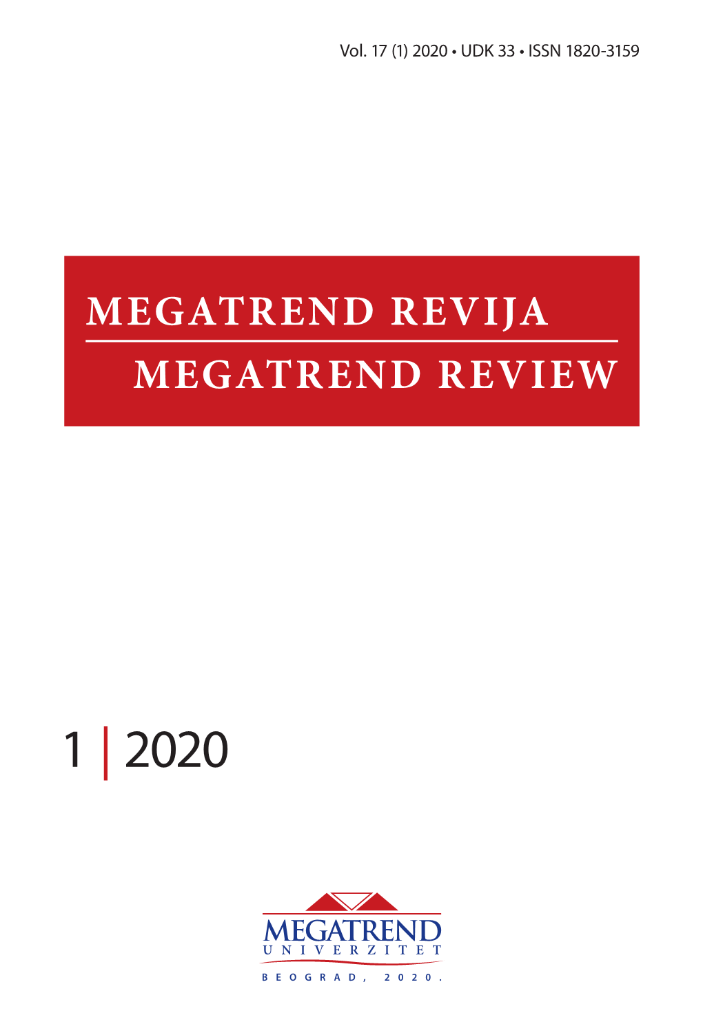 1 | 2020 Megatrend Revija