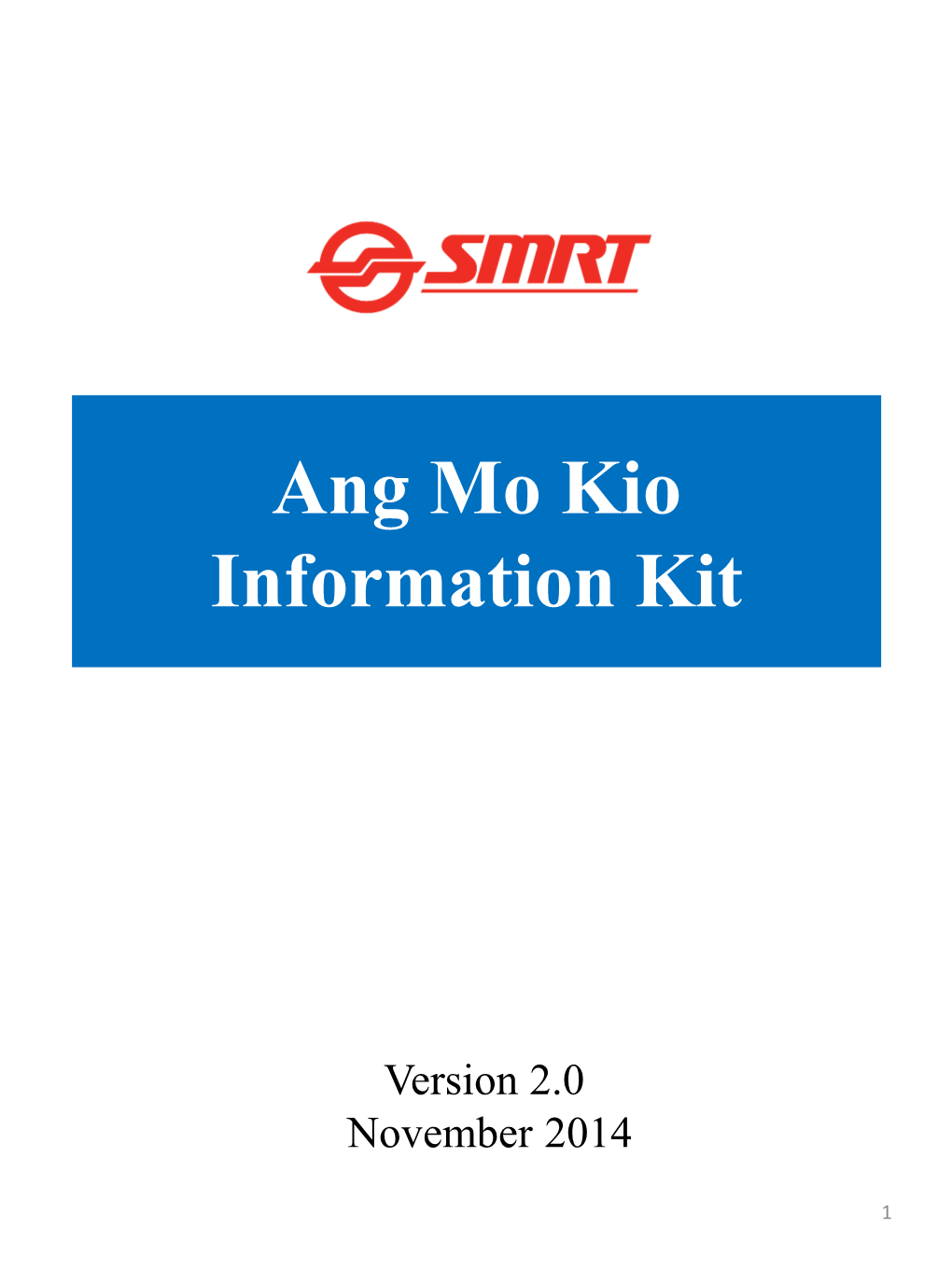 Ang Mo Kio Information Kit