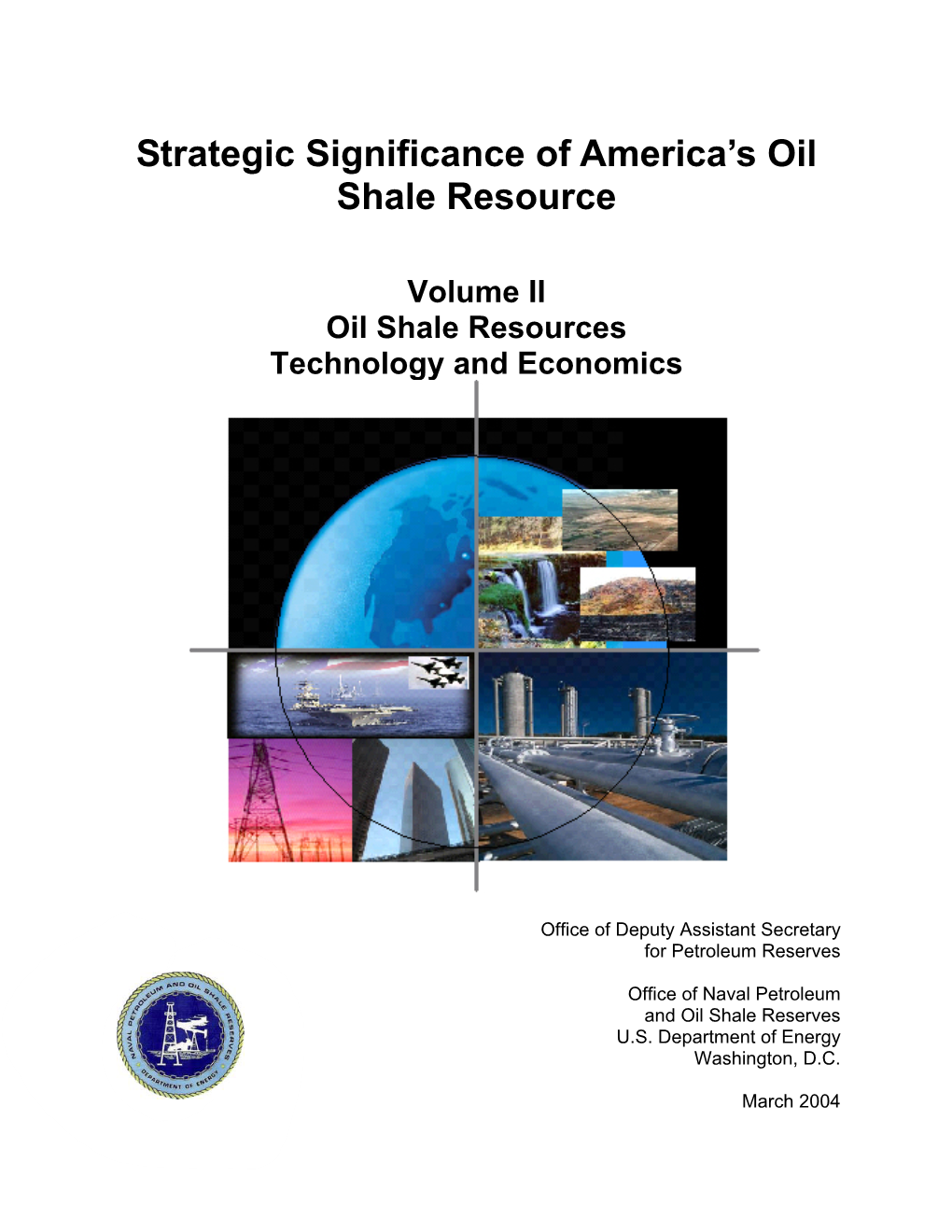 Strategic Significance of America's Oil Shale Resource