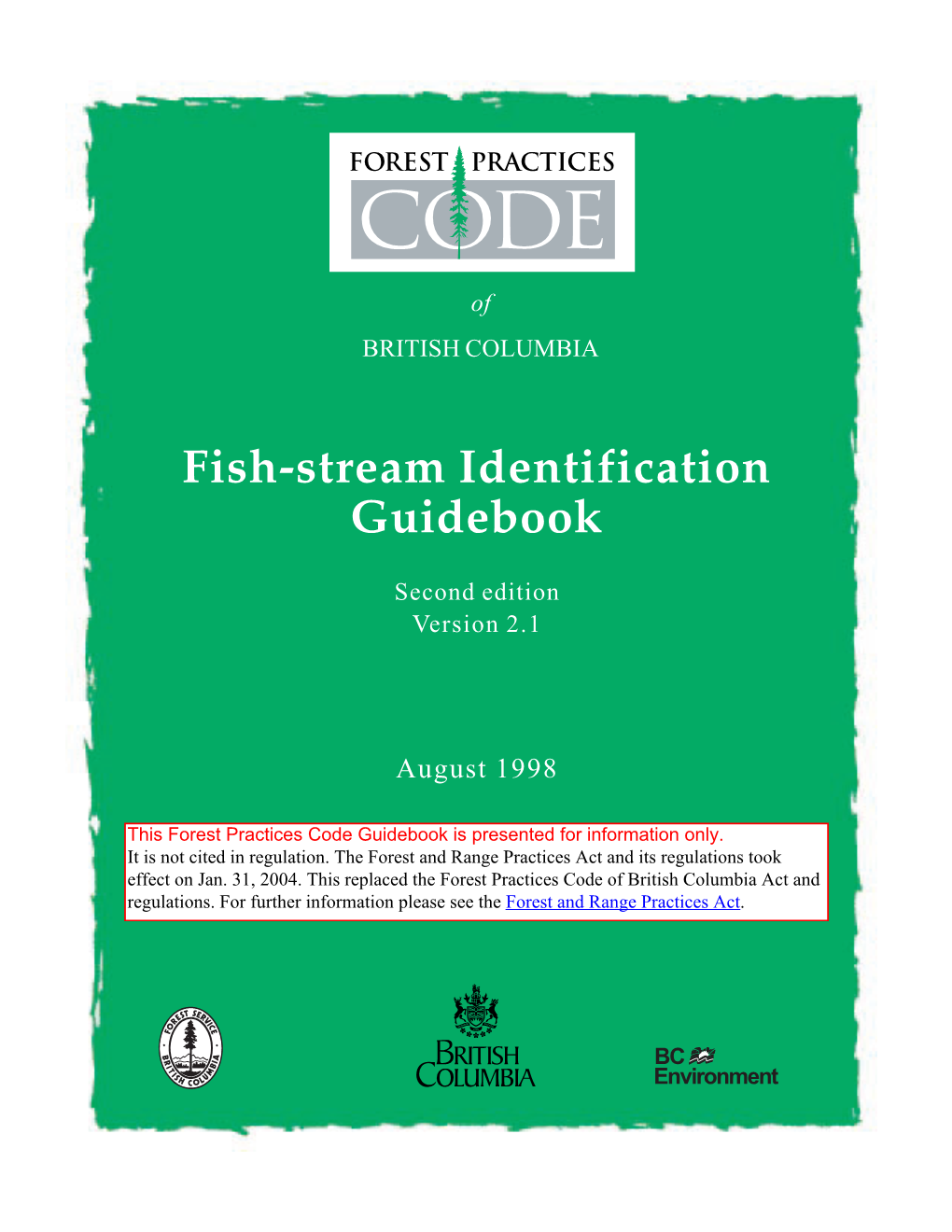 Fish-Stream Identification Guidebook