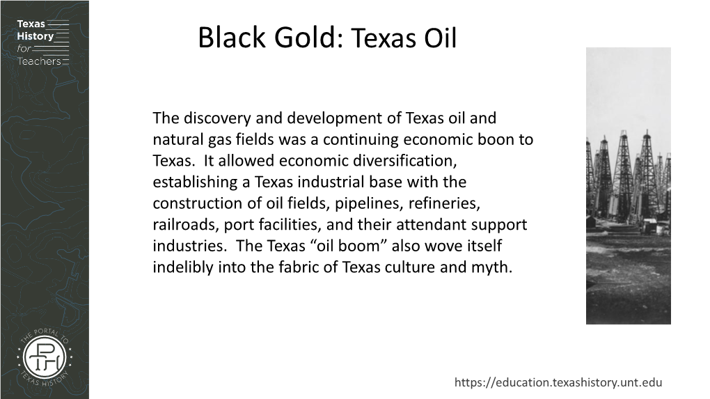 Black Gold: Texas Oil