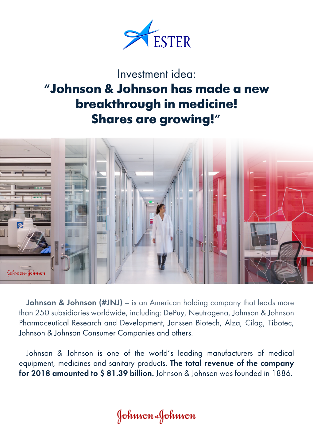 Johnson & Johnson Has Made a New Breakthrough In