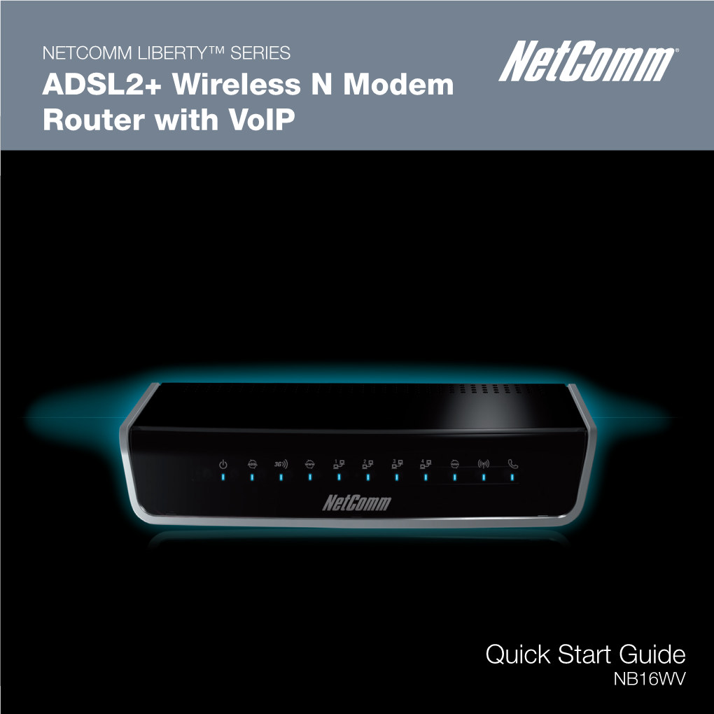 ADSL2+ Wireless N Modem Router with Voip