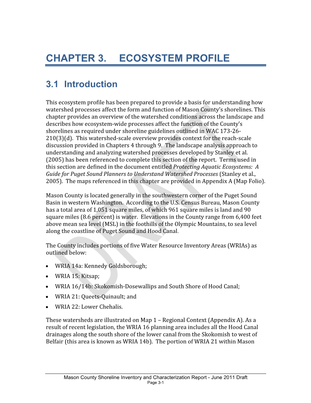 Chapter 3. Ecosystem Profile