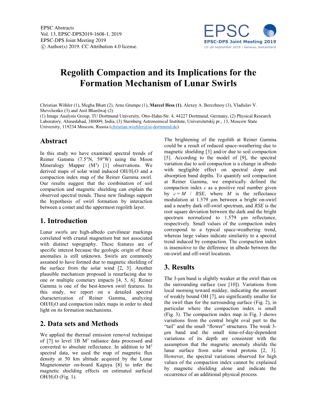 Regolith Compaction and Its Implications for the Formation Mechanism of Lunar Swirls