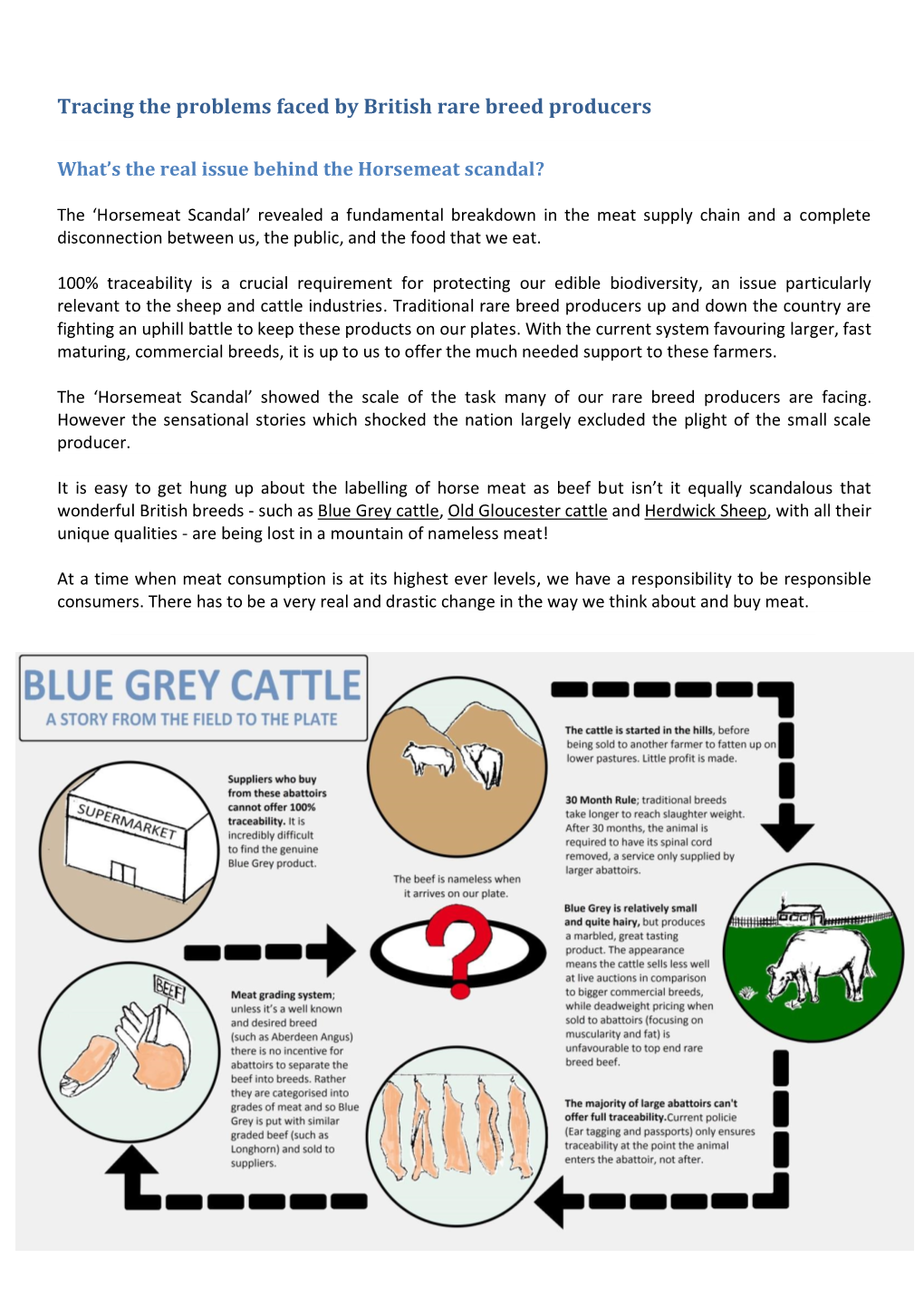 Tracing the Problems Faced by British Rare Breed Producers