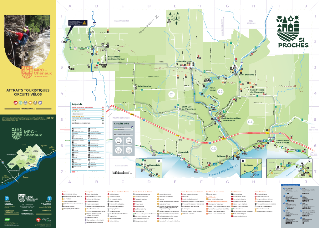 Carte MRC Des Chenaux