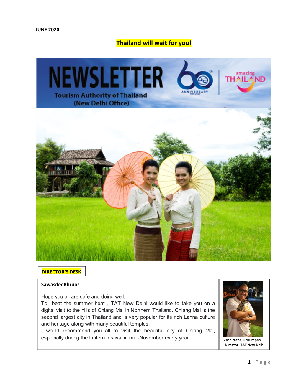 TAT News Letter JUNE 2020