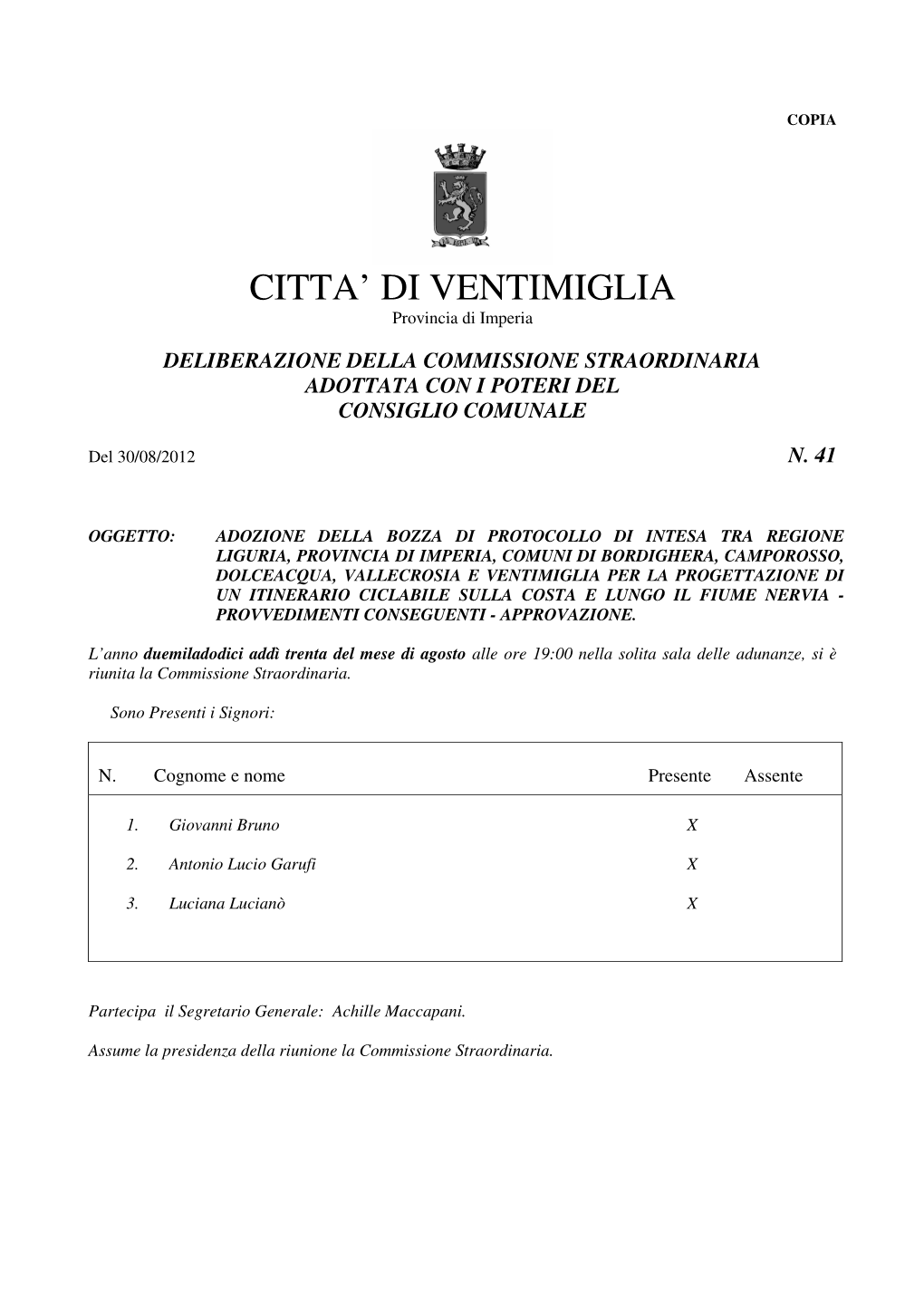 Citta' Di Ventimiglia