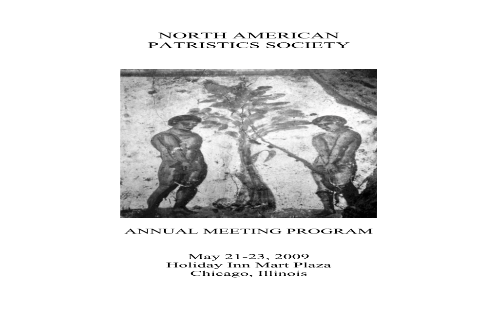 The North American Patristics Society