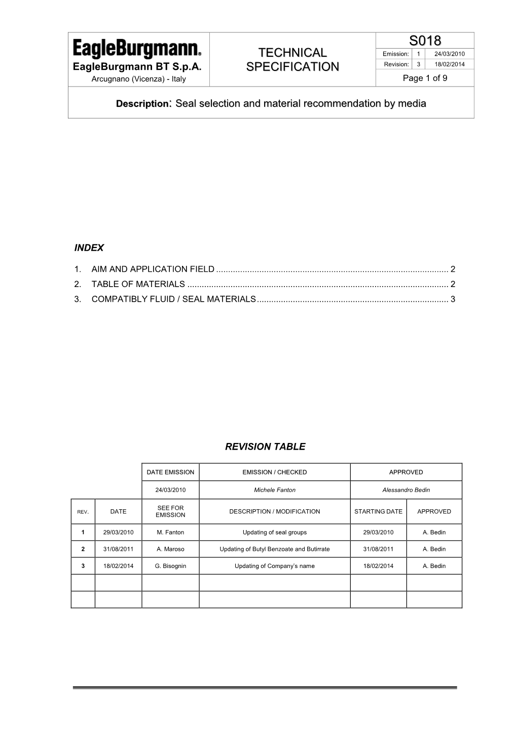 Technical Specification