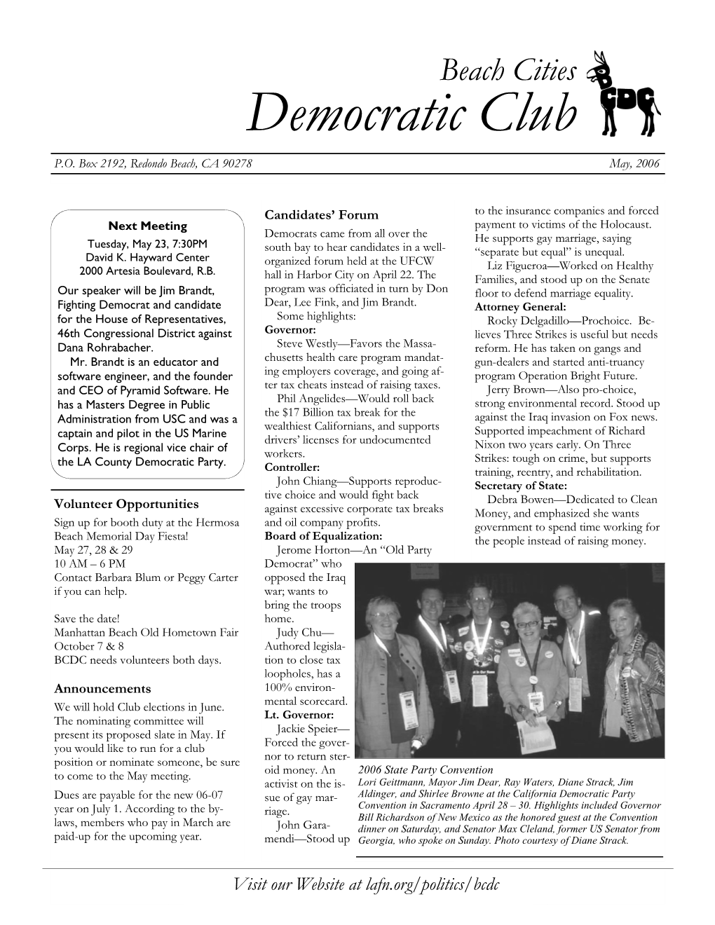 Democratic Club P.O