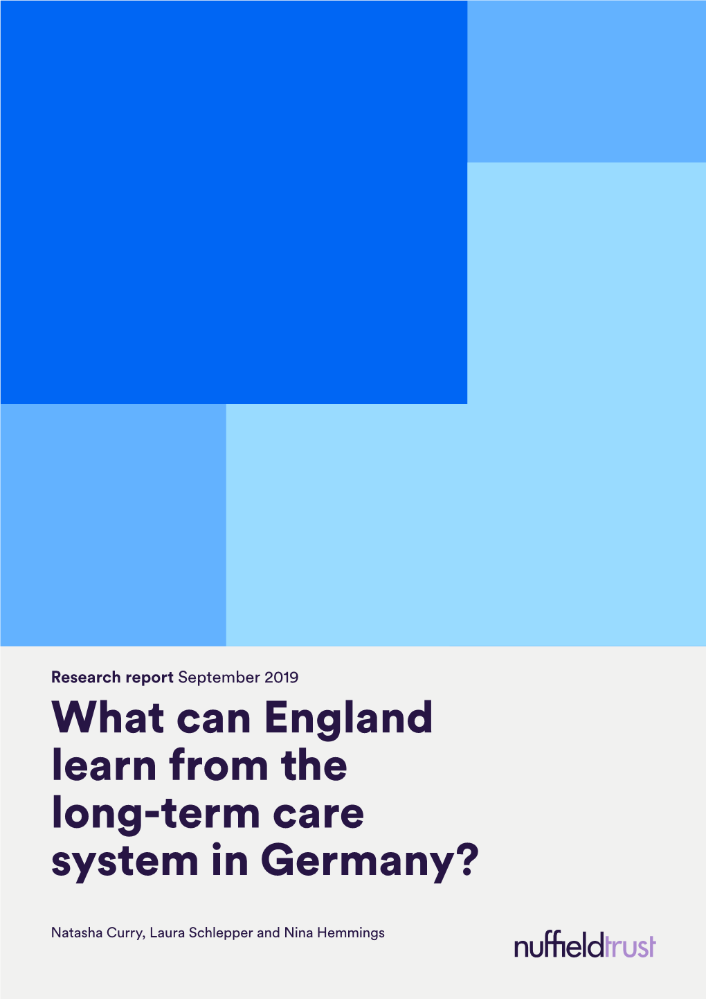 What Can England Learn from the Long-Term Care System in Germany?