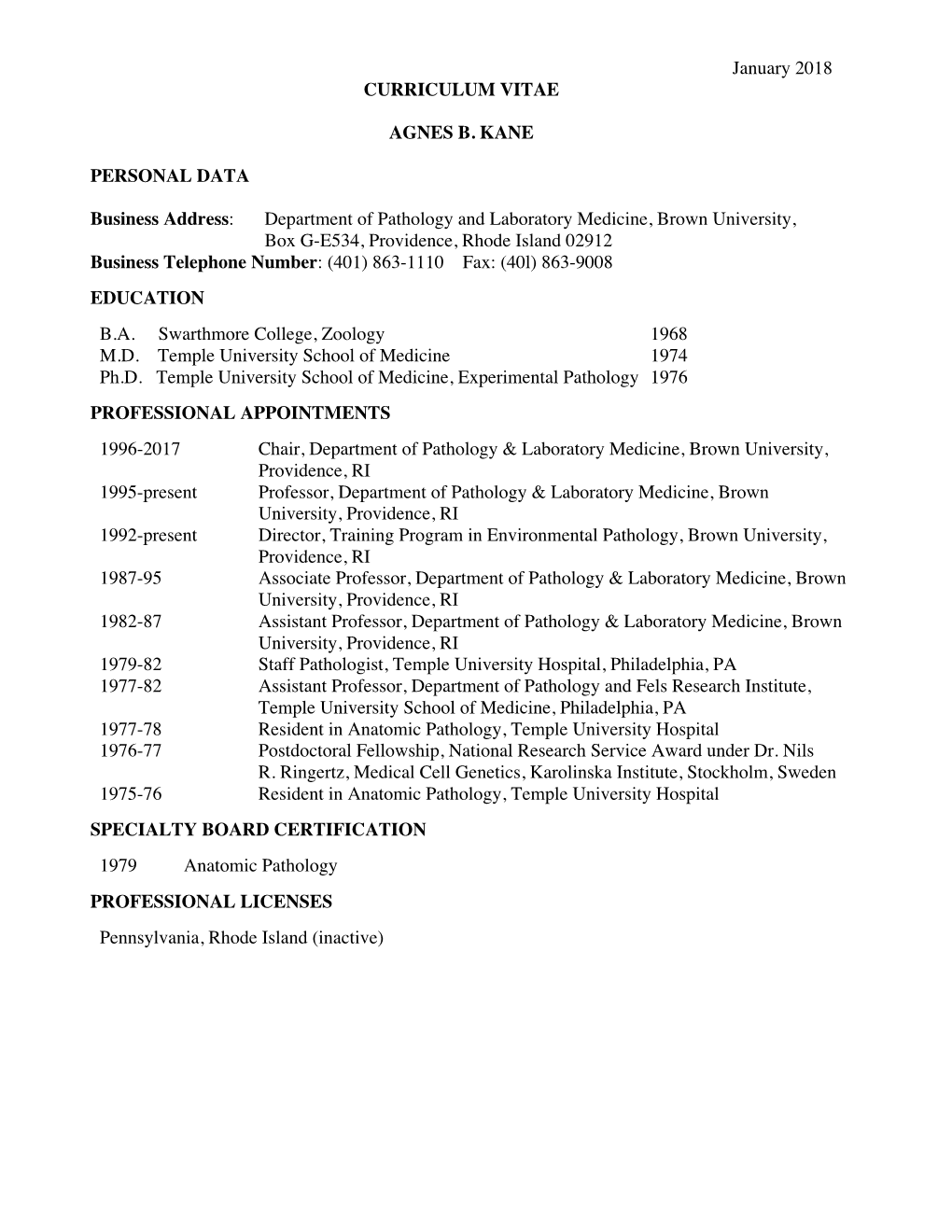 Department of Pathology and Laboratory Medicine