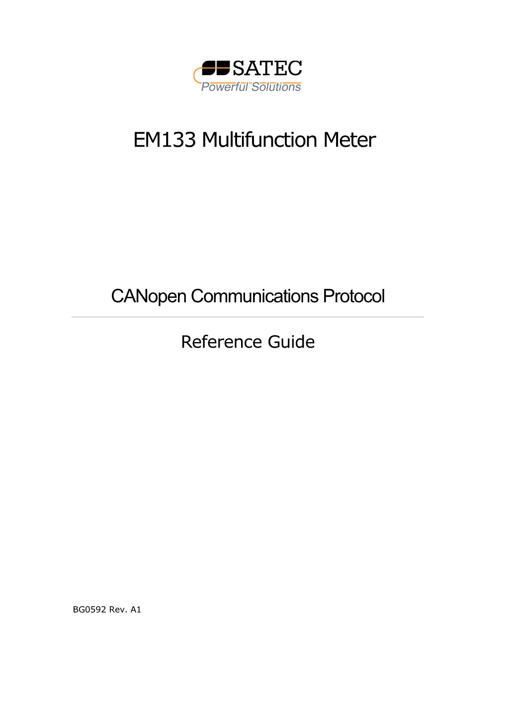 EM133 Multifunction Meter