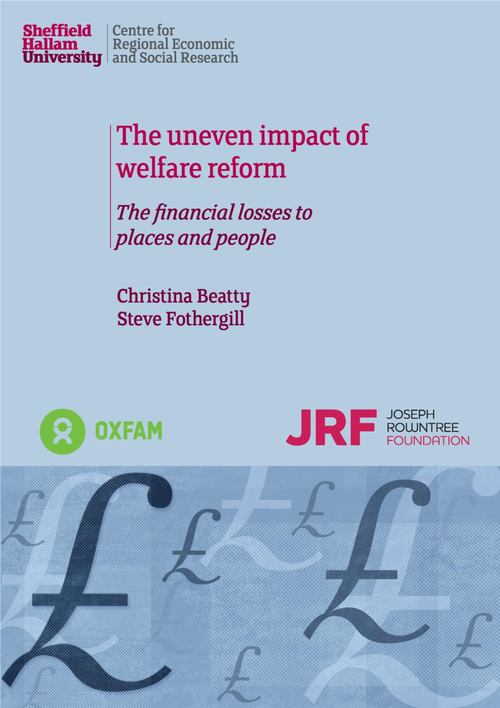 The Uneven Impact of Welfare Reform : the Financial Losses to Places and People