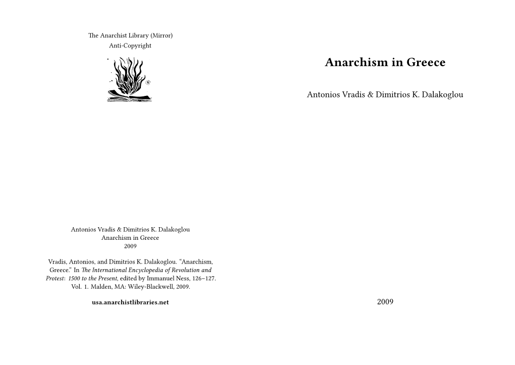 Anarchism in Greece