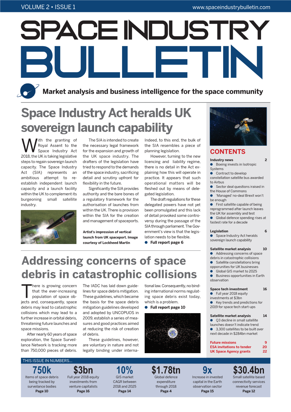 Space Industry Bulletin January 2019