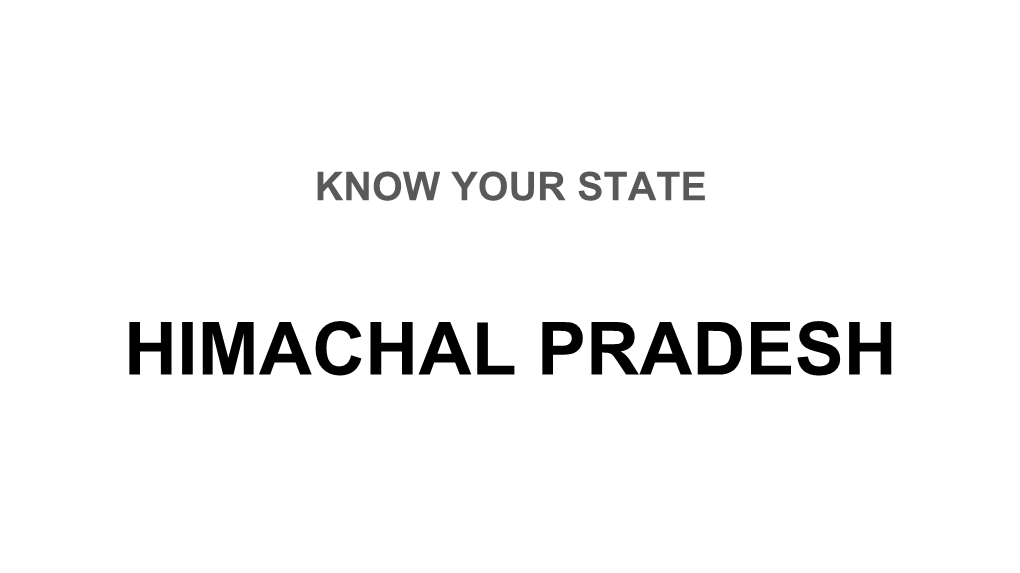 HIMACHAL PRADESH Location of Map of India