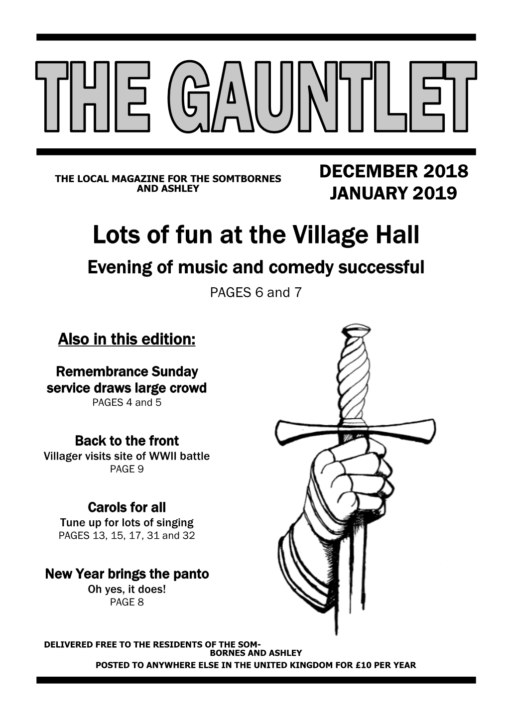 Lots of Fun at the Village Hall Evening of Music and Comedy Successful PAGES 6 and 7