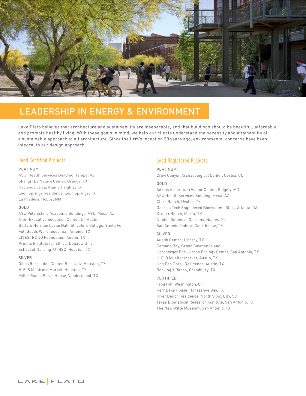 Leadership in Energy & Environment