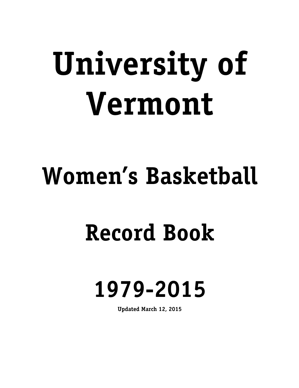 Women's Basketball