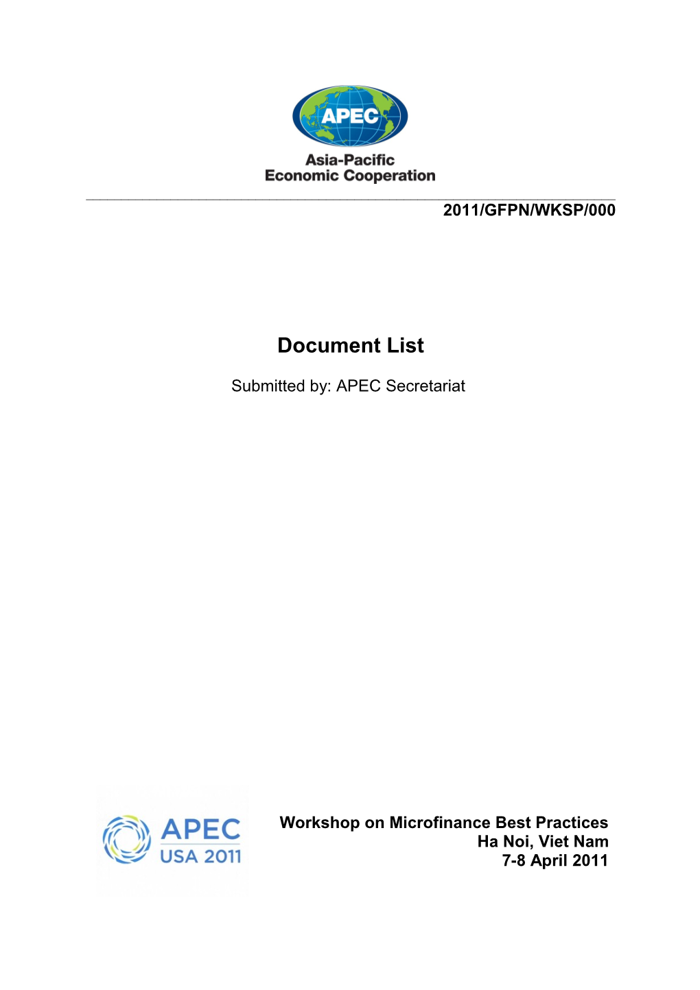 APEC Meeting Documents s8