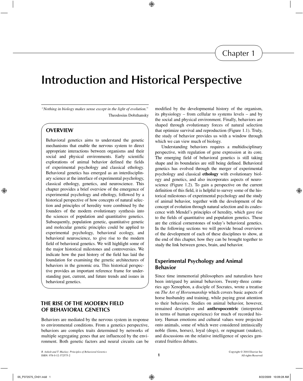 Introduction and Historical Perspective