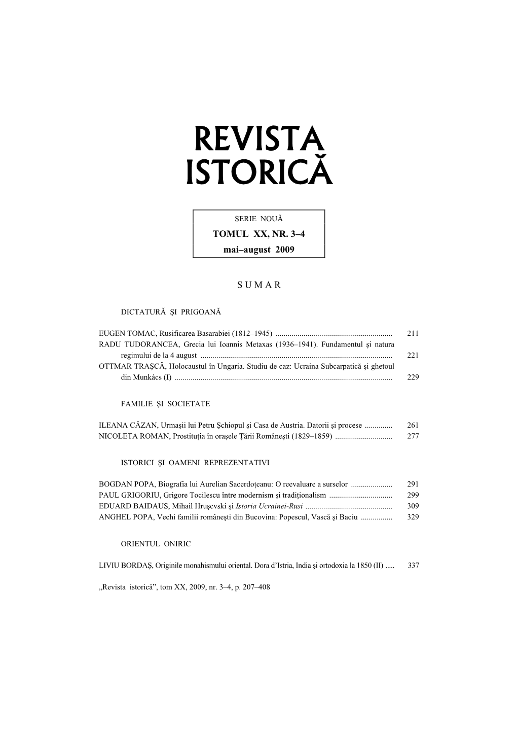 Revista Istorică