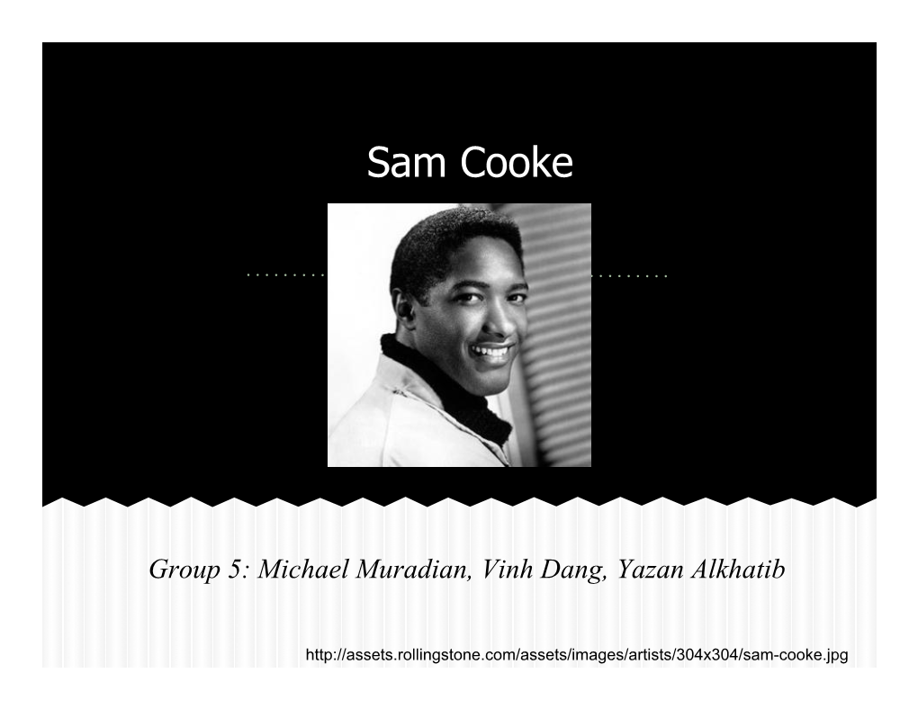 Sam Cooke.Pptx