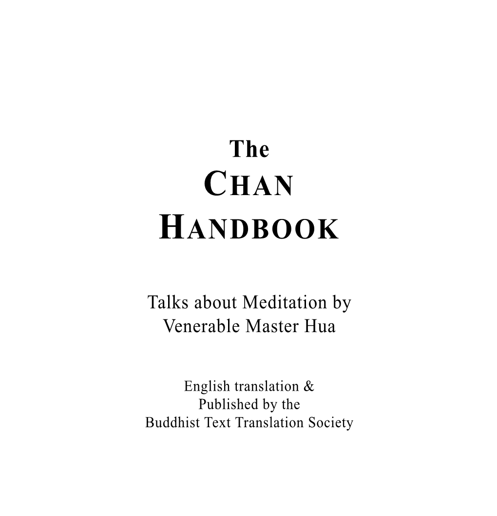 Chan Handbook