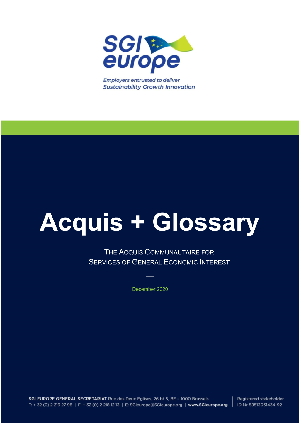 Acquis + Glossary