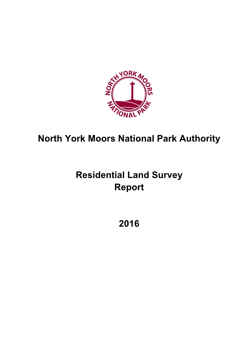 Residential Land Survey 2016