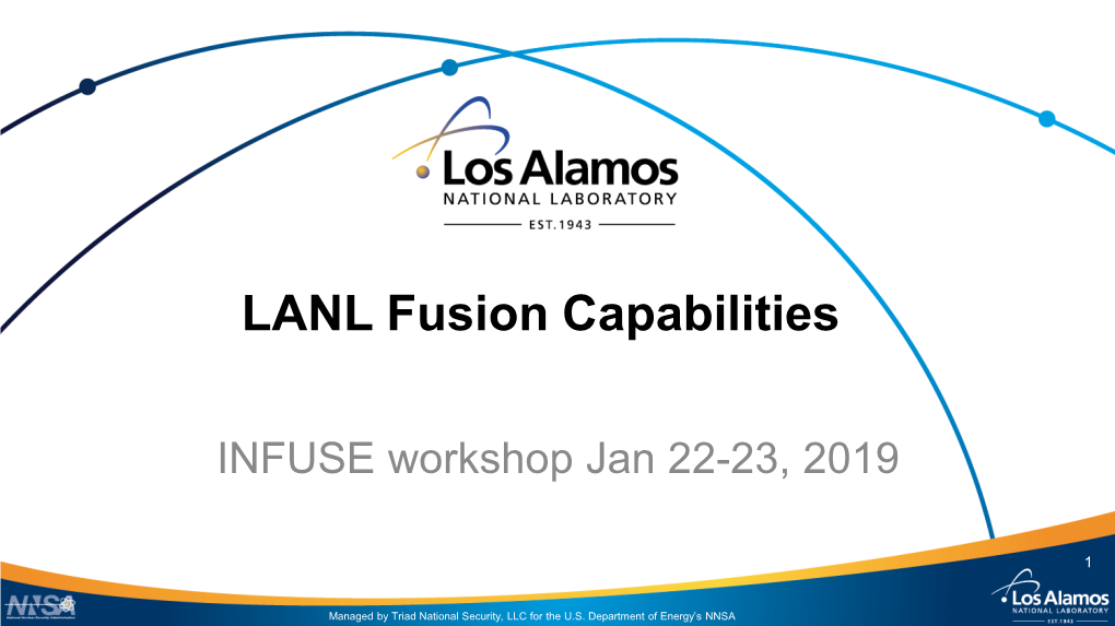 LANL Fusion Capabilities