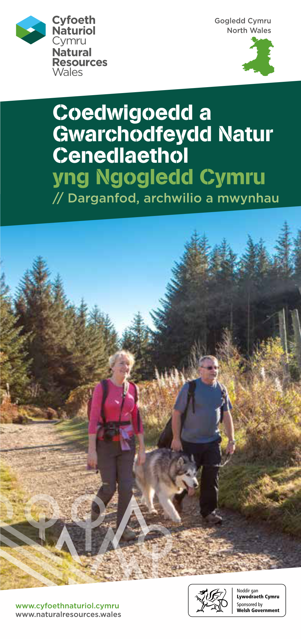 Coedwigoedd a Gwarchodfeydd Natur Cenedlaethol Yng Ngogledd Cymru // Darganfod, Archwilio a Mwynhau
