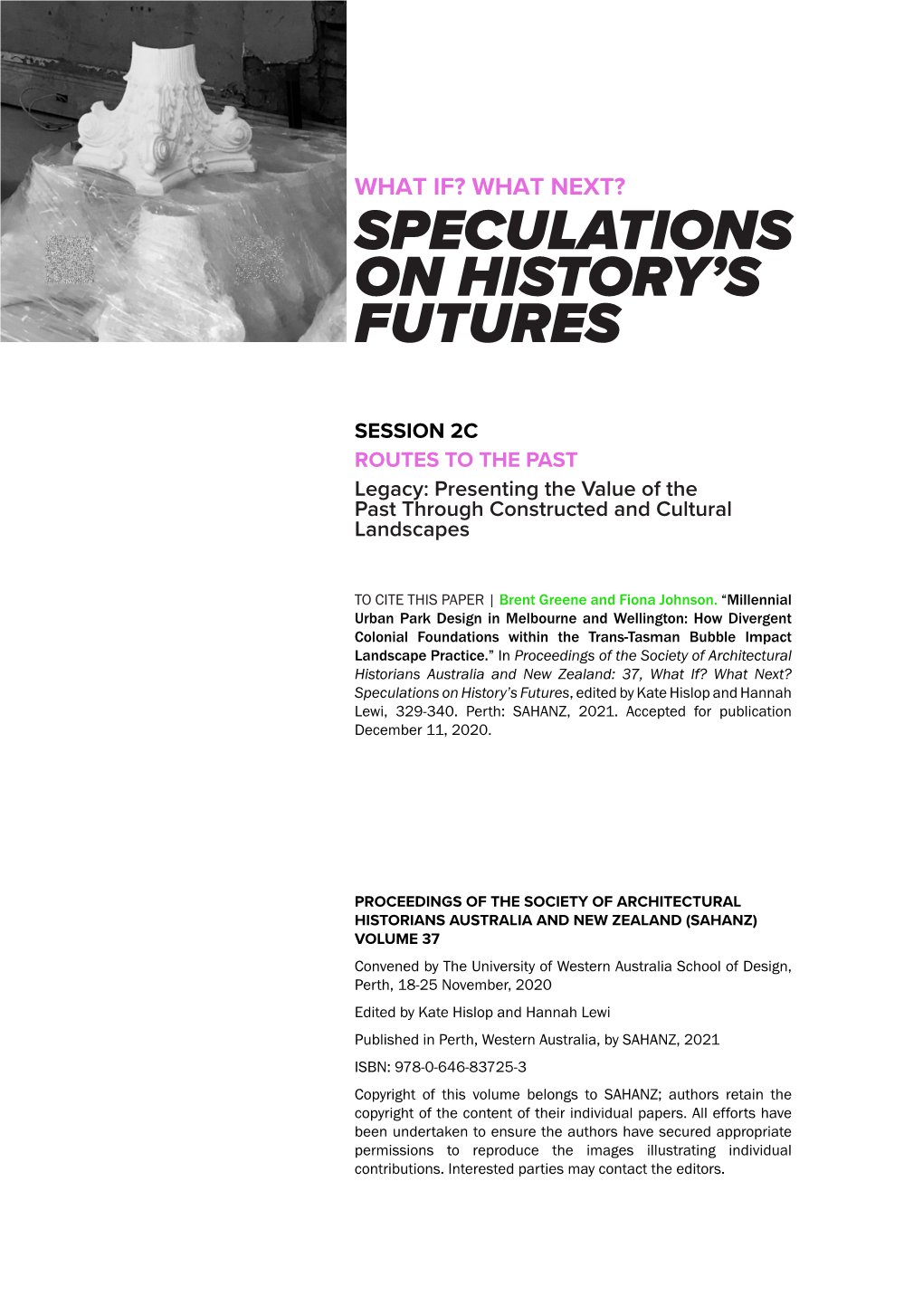 Speculations on History's Futures