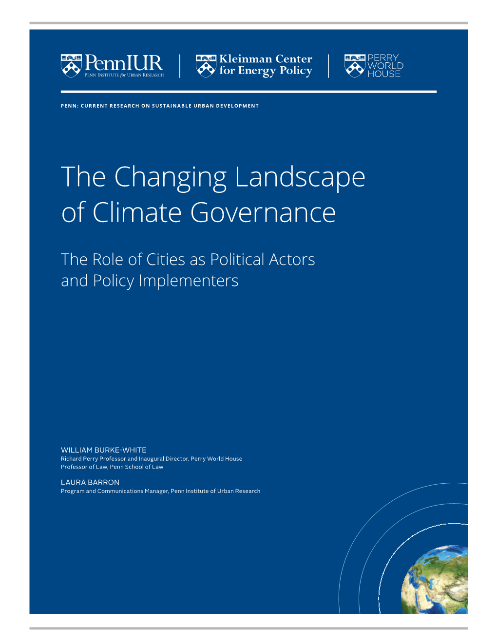 The Changing Landscape of Climate Governance