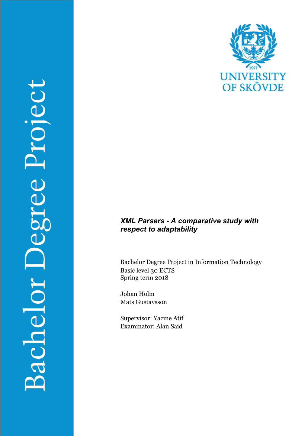 XML Parsers - a Comparative Study with Respect to Adaptability