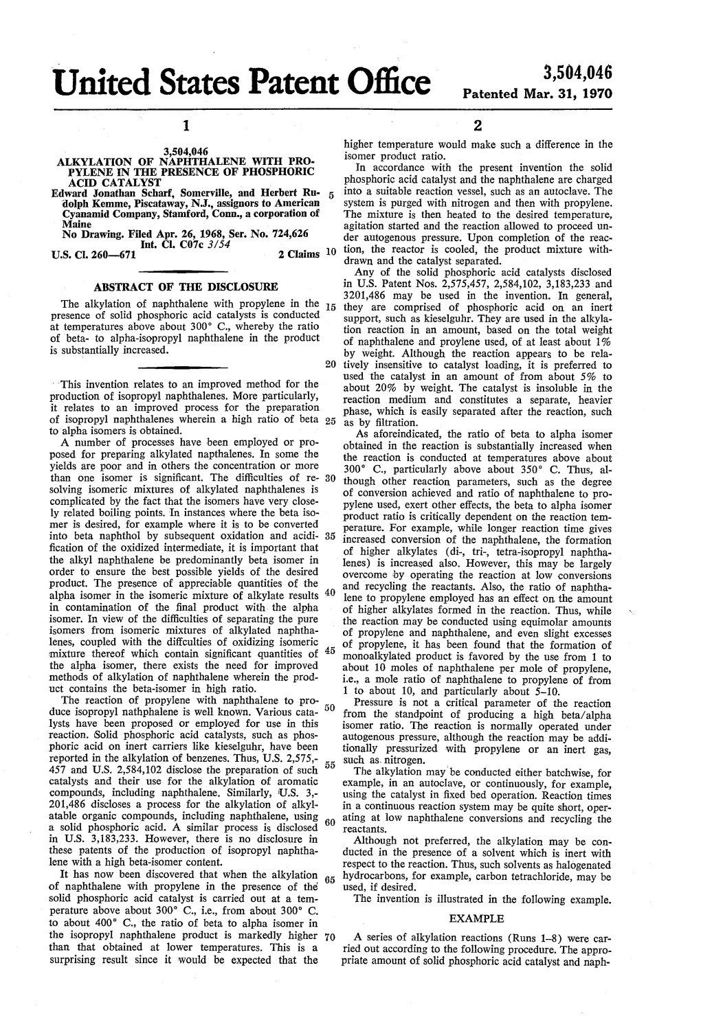 United States Patent 0 