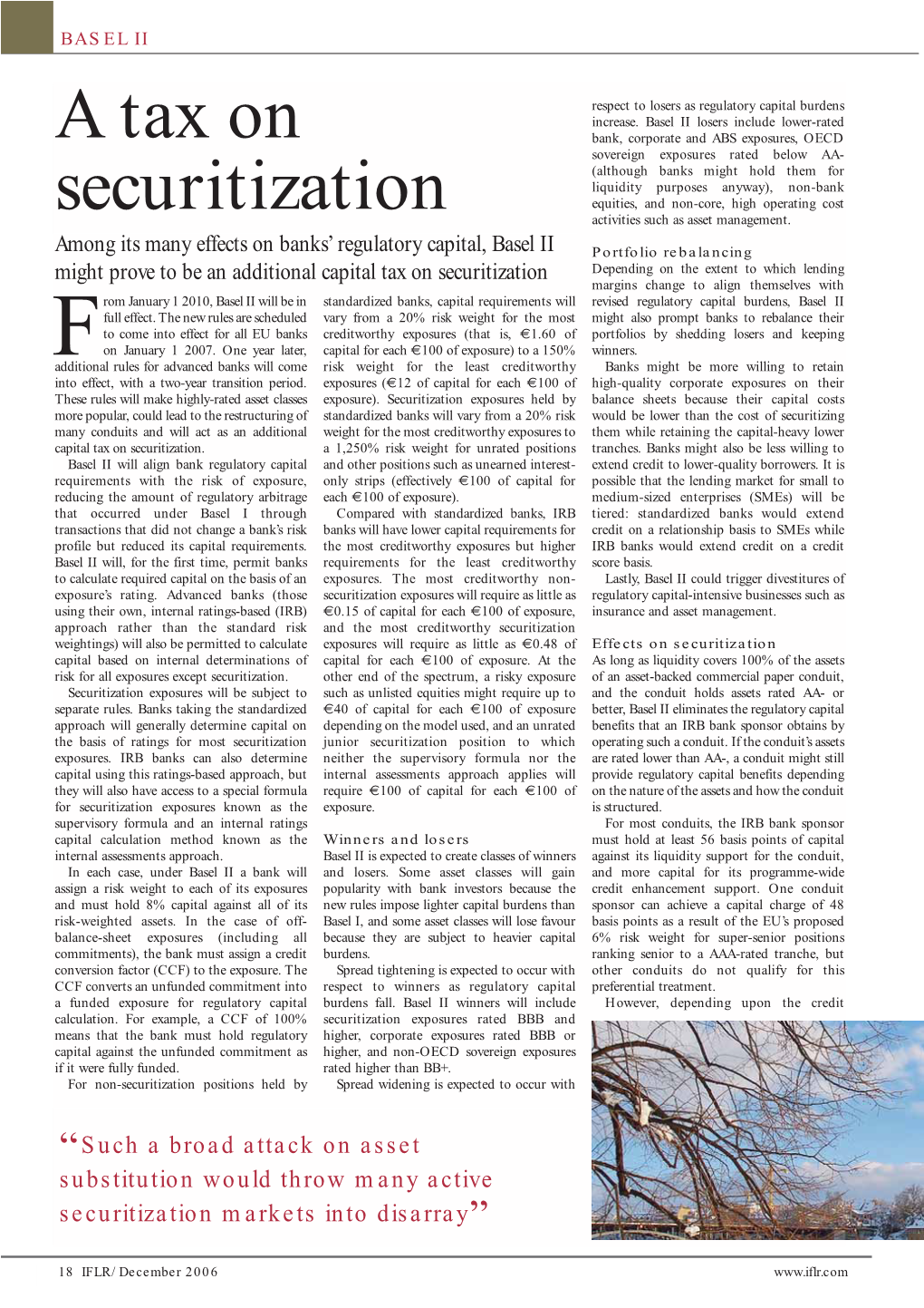 A Tax on Securitization