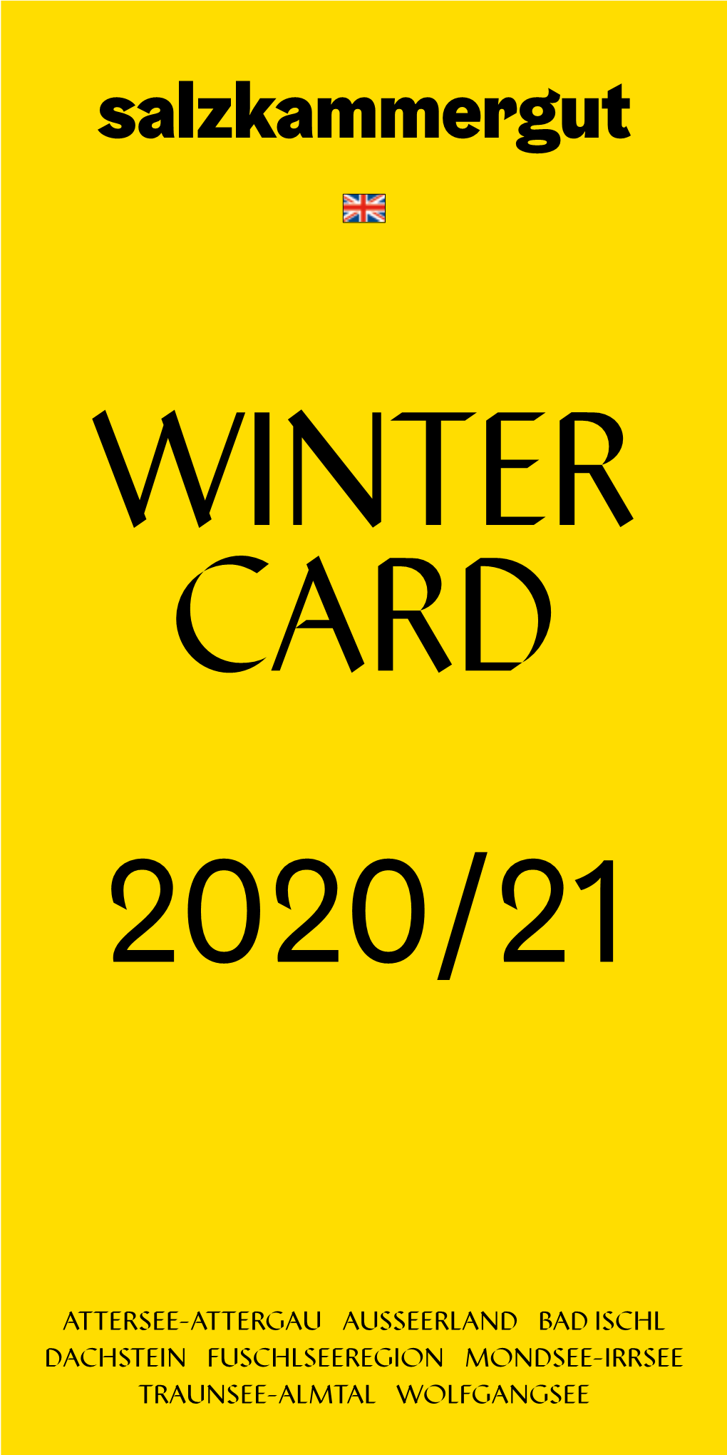 Salzkammergut Wintercard 2020/21 English