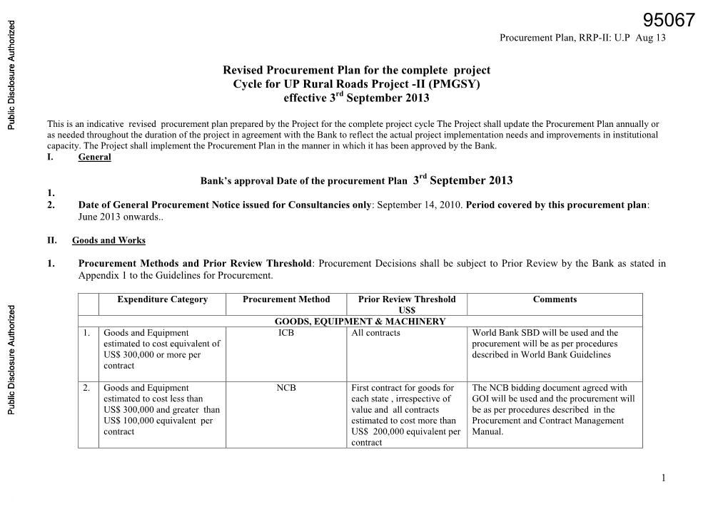 World Bank Document